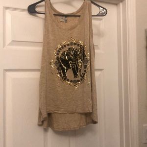 Elephant mandala tank top